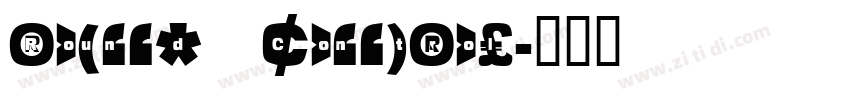 Round Control字体转换